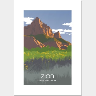 Zion National Park Posters and Art